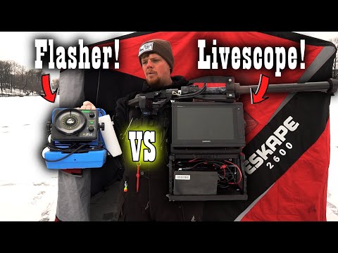 Garmin LIVESCOPE vs FLASHER Ice Fishing (Pros and Cons Of Both)