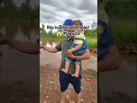 Rio Ivaí lotado hoje! Obra alagada #japura