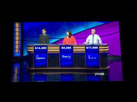 Double Jeopardy, Andrew Thomson Day 3 - 3rd Daily Double (11/18/19)