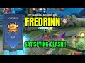 FREDRINN TOP 1 GLOBAL BUILD AND EMBLEM 2024 | INTENSE BATTLE AND SATISFYING CLASH!! | FULL GAME PLAY