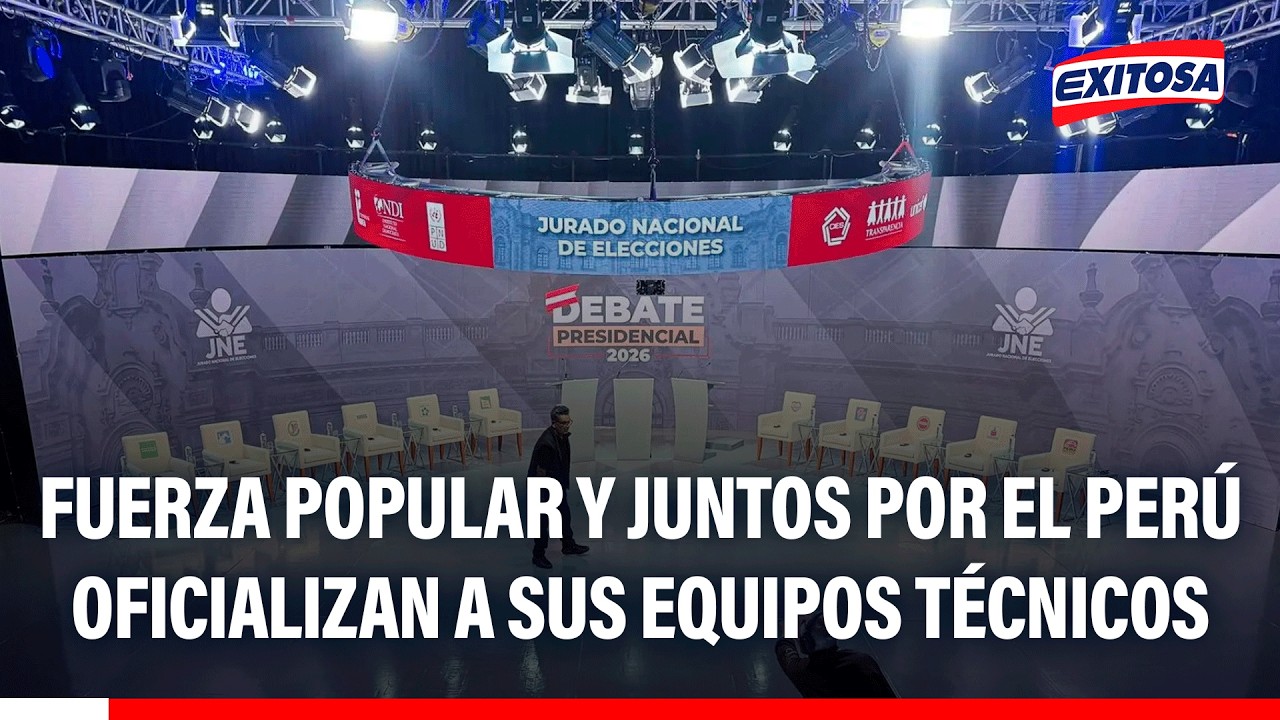 🔴🔵 Fuerza Popular y Juntos Por el Perú oficializan a sus equipos técnicos