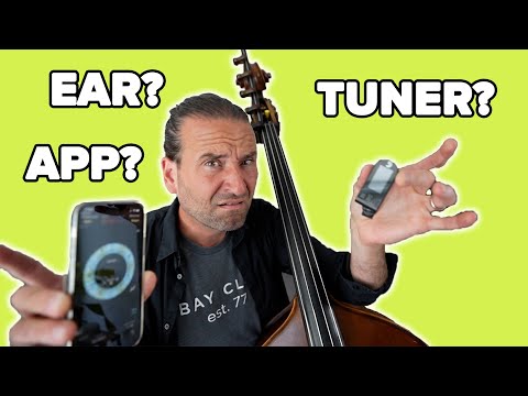 Tuning a double bass - what's the best way?