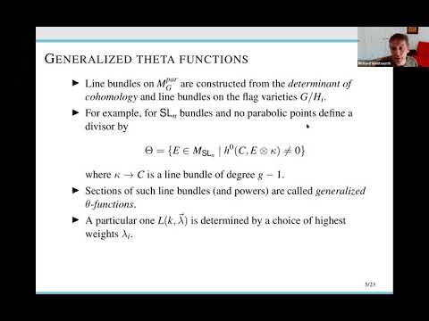Richard Wentworth | The Hitchin connection for parabolic G-bundles