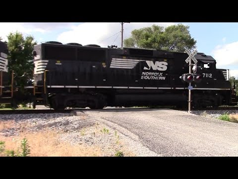 NS 7112 and NS 5315 at County Road 876 North in Burrows, Indiana