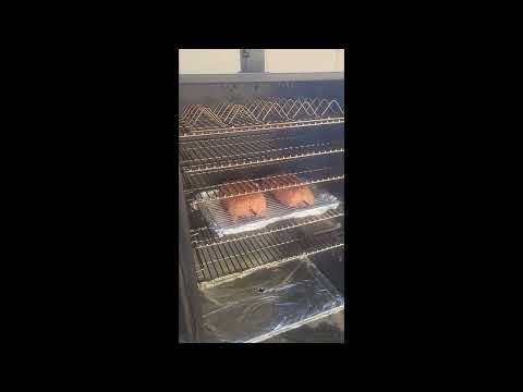 First Cook - Dyna-Glo Wide Body Vertical Offset Charcoal Smoker