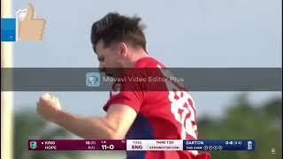 George Garton first T20 International wicket