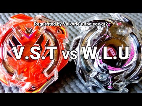 Valkyrie .S.T vs Wyvern .L.U - BATALHA BEYBLADE BURST! ベイブレードバースト