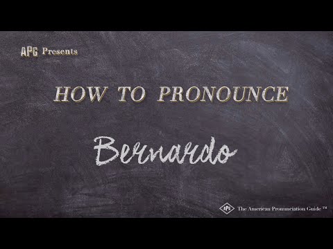 How to Pronounce Bernardo (Real Life Examples!)