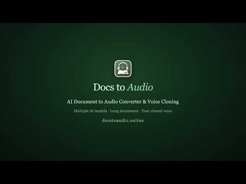 DocstoAudio video preview
