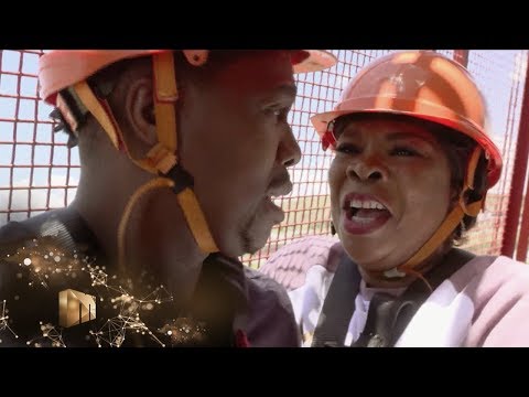 Vava and Dam-Dam bungee jumping – Isibaya | Mzansi Magic
