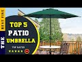 ✅ Top 5: Best Patio Umbrella For Wind 2023 [Tested & Reviewed]