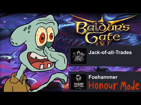 Baldur's Gate 3, but I put 1 Level in all Classes in Honour Mode (Act 1)