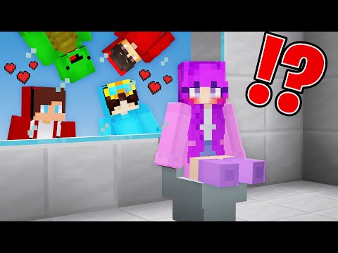 ZOEY Pranked Cash and Nico in Minecraft JJ and Mikey in Minecraft Challenge - Maizen
