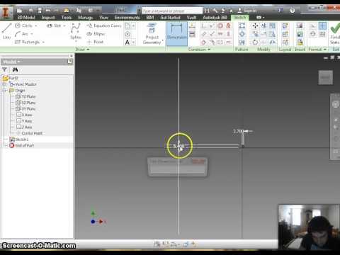 Tutorial beginners guide Autodesk inventor 2014 part 1 (HTC ONE phone and Case)