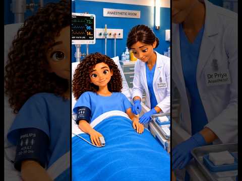 What happens in the anaesthetic room?