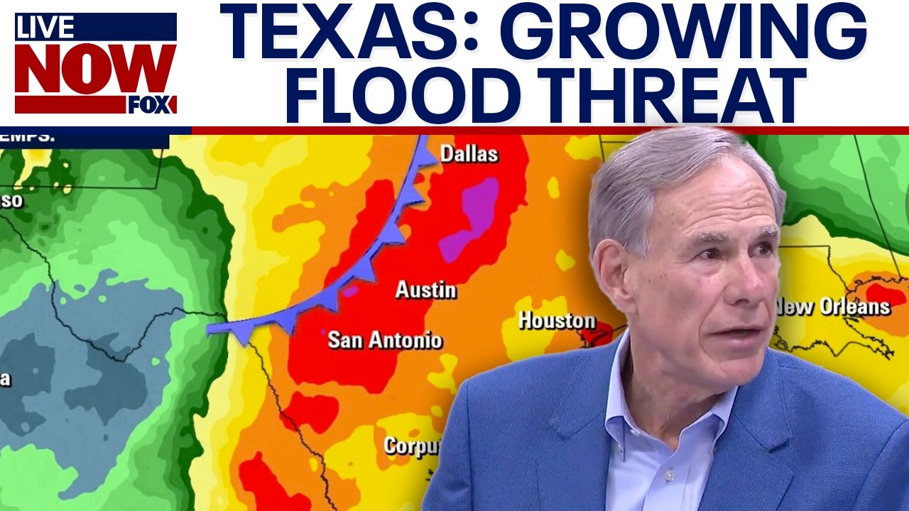 Texas Gov. Abbott gives update ahead of heavy rain, flood threats