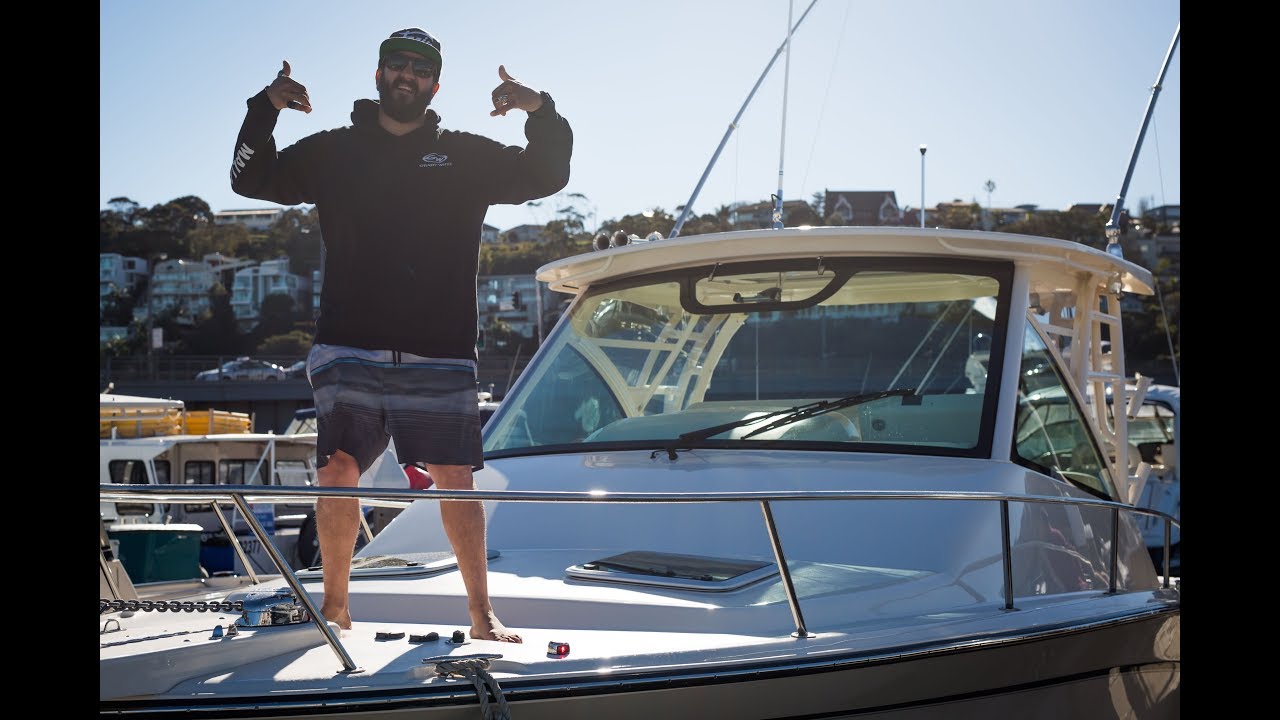 Abalone diver Grant Shorland Jr rides the new Grady-White Express 330