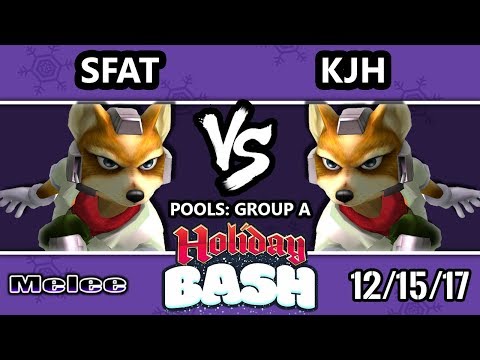 Holiday Bash SSBM - CLG.SFAT (Fox) VS KJH (Fox) - Melee Pools