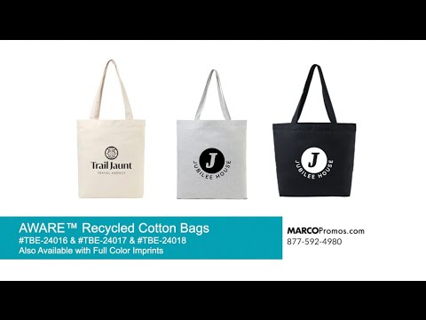 AWARE™ Recycled Cotton Tote