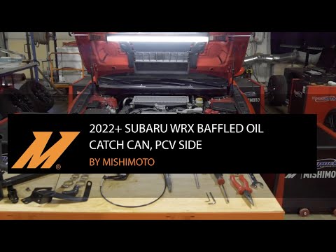 2022+ Subaru WRX Baffled Oil Catch Can, PCV Side Install Guide