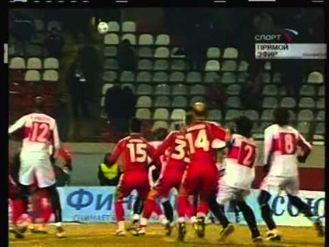 2006 (February 15) Lokomotiv Moscow (Russia) 0-Sevilla (Spain) 1 (UEFA Cup)