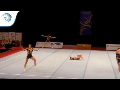Men's group Russia – 2015 Acrobatic European silver medallists Dynamic