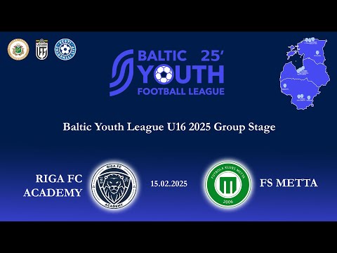 Riga FC Academy - FS Metta | Baltic Youth League U16 2025 Group Stage | 15.02.2025 | A Group