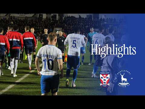 Highlights | York City 3-2 Hartlepool United
