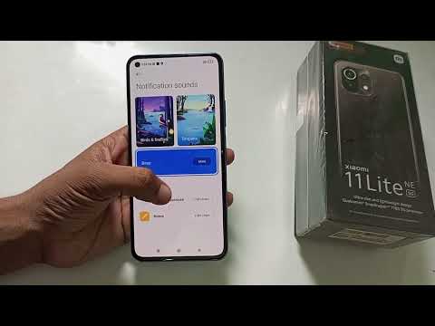 how to off notifications sound in xiaomi 11 lite NE 5G