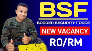 BSF New Vacancy 2023 || BSF RO/RM Recruitment 2023 || BSF Head Constable Bharti 2023