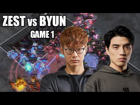 ZEST vs BYUN PvT  l  Game 1 of Best Of 5!