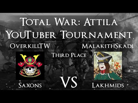 Total War: Attila YouTuber Tournament - Third Place Finals: OverkillTW vs MalakithSkadi!