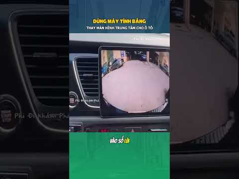 Dùng máy tính bảng thay cho màn hình điều khiển ô tô