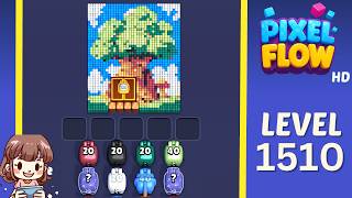 Pixel Flow Level 1510 Solution Walkthrough
