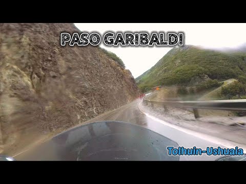 TOLHUIN - USHUAIA 🛣️ RUTA + LLUVIA 🗺️ Recorrido Completo en moto, SIN CORTES. #asmr #argentina #god 