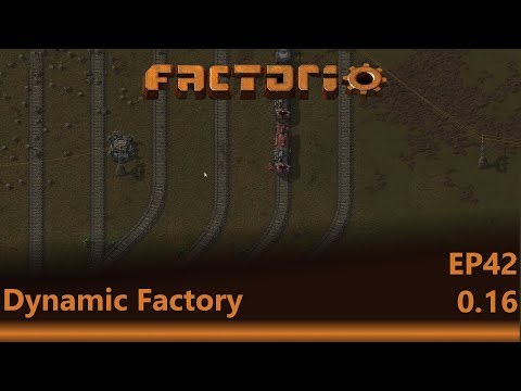 Factorio : Dynamic Factory Lets Play EP42 Train Waiting Bay