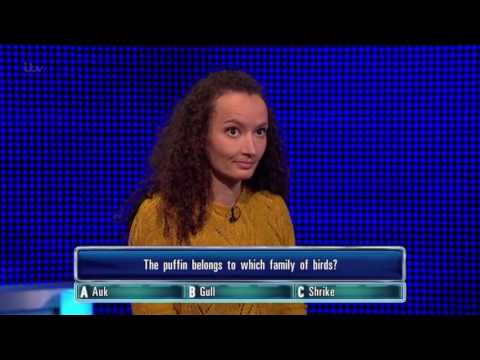 Ruth Gets Her Puffin Question Wrong - The Chase