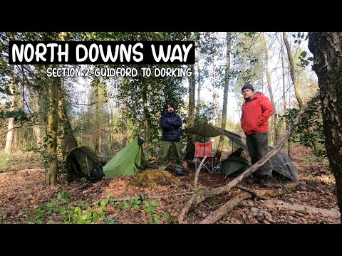 North Downs Way Section 2 Wildcamp | Guildford to Dorking | Lanshan Woodland Camp