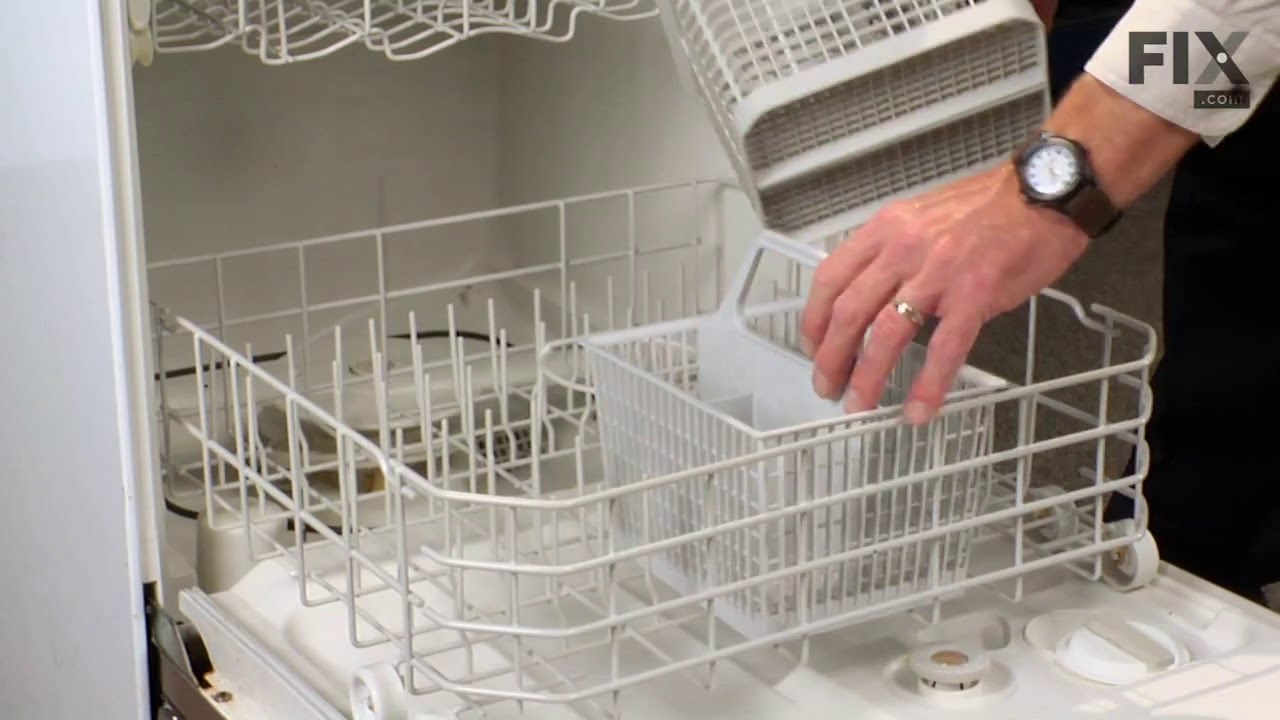 Replacing your General Electric Dishwasher Silverware Basket (Grey)