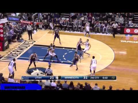 Karl-Anthony Towns (2015.12.30) vs Jazz - 25 Pts, 10 Rebs (Full Highlights)