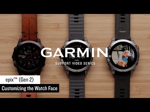 Support: epix™ Gen 2 Watch Face Customization