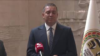 Ümit Özdağ, Türkiye Barolar Birliği Başkanı Erinç Sağkan'ı ziyaret ett