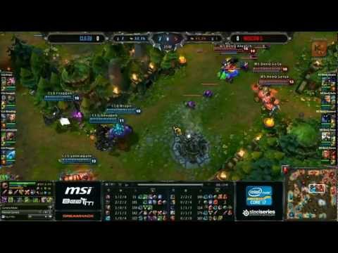 [LOL] CLG.EU vs MOSCOW 5 Grand Final 1/2 - DreamHack summer 2012