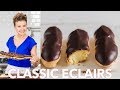 How To Make Classic Eclairs Recipe Chocolate Ganache