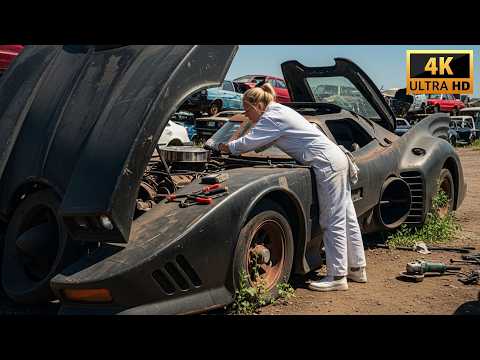 ASMR Car Restoration | 1989 Batmobile (Superhero Legend) — Full Rebuild From Rust to Showroom Icon