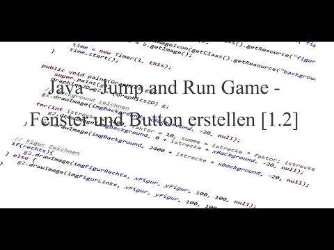 Java - Jump and Run Game - Fenster und Button erstellen [1.2]