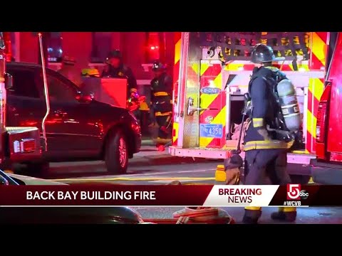 Fire under investigation in Boston's Back Bay
