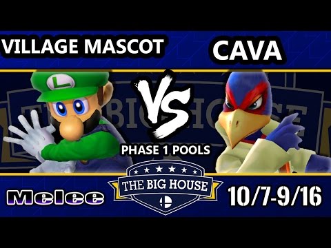 TBH6 SSBM - Village Mascot (Luigi) Vs. Cava (Falco) Smash Melee Pools