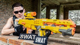 LTT Game Nerf War : Warriors SEAL X Nerf Guns Fight Crime Mr Close Crazy Mysterious Army Of Thieves