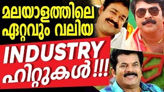 Malayalam Cinema Biggest Industrial Hits – Top Box Office Hits Cinemas in Malayalam
